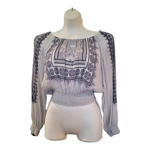 H&M, cute top with sort of a bandana print